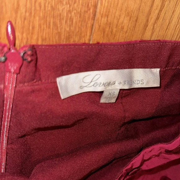 Lovers and friends Revolve Rhapsody Skirt in Raspberry Sz  XS - Picture 5 of 17